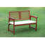 Banc de jardin en bois Estherville Meranti