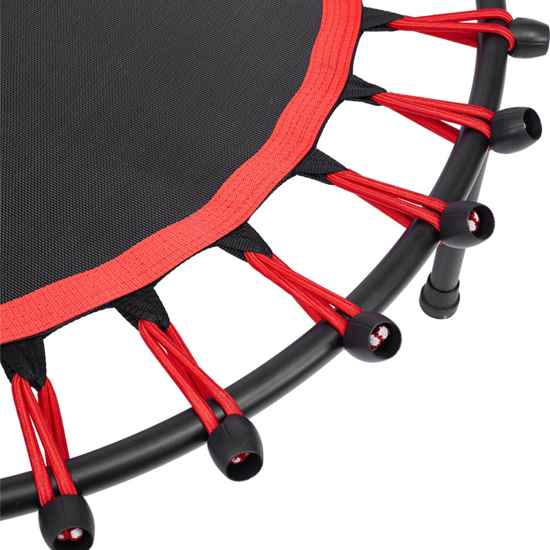 Freeport Park 101cm Round Backyard Trampoline, Black/Red