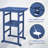 3 Piece Outdoor Adirondack Bar Chairs And Table-1265557292