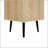 Freestanding Corner Cabinet With Rattan Door, Ideal For Small Spaces And Maximizing Storage In Any Room.-681802856