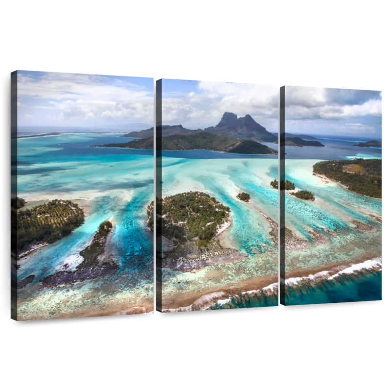Gillard Bora Bora Lagoon, 24" H x 38" W