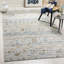 Tapis beige / bleu clair Bourge-24759871