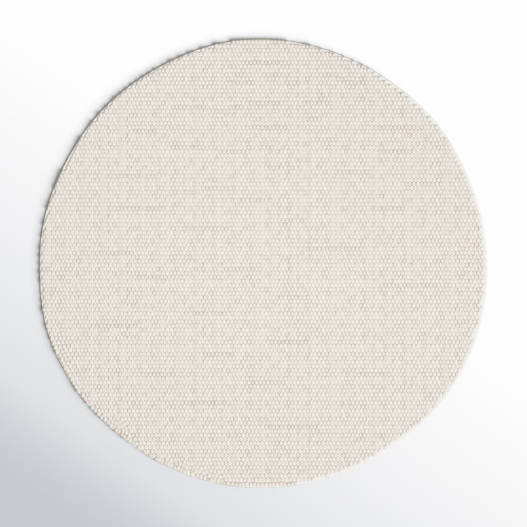 Elle Handmade Wool Ivory Rug