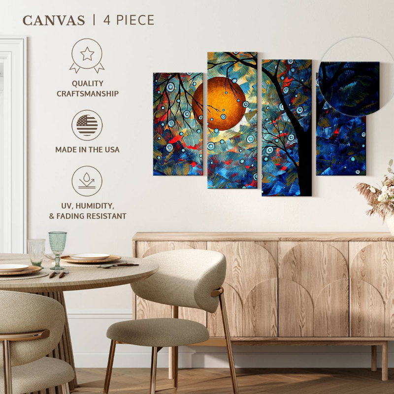 Harnek Blue Essence, 27" H x 43" W
