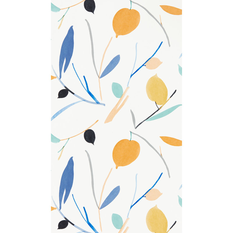 10.05m x 52cm Matte Wallpaper Roll, Papaya/Honey