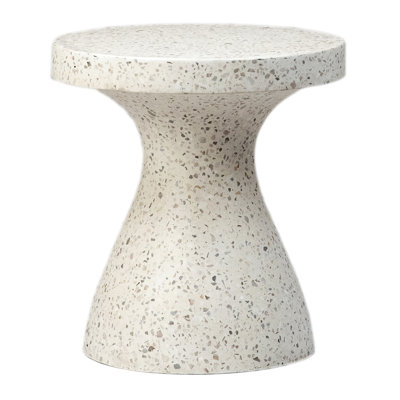 Savitri 16" Diameter Terrazzo Side Table