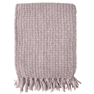 Chenille Hand Woven Throw Blanket