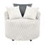 Fauteuil rembourré 3D à roulettes - Créez un coin salon confortable et contemporain pour votre maison