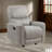  Erene 35.5" Modern & Contemporary Polished Microfiber Rocker Reclining Chair with Gentle Rocking Motion & Tab Pull Recline