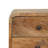 22" Oak Solid Wood Square Two Drawer Nightstand