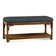Summer Retreat Wicker Shelf Storage Bench