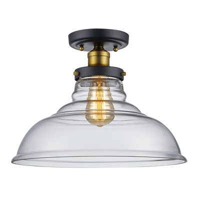 Skyler Glass Semi Flush Mount