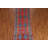 One-of-a-Kind Runner 3'6'' X 10'6'' 1970s Runner Wool Area Rug in Red