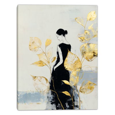 Art mural sur toile tendue Gilded Garden