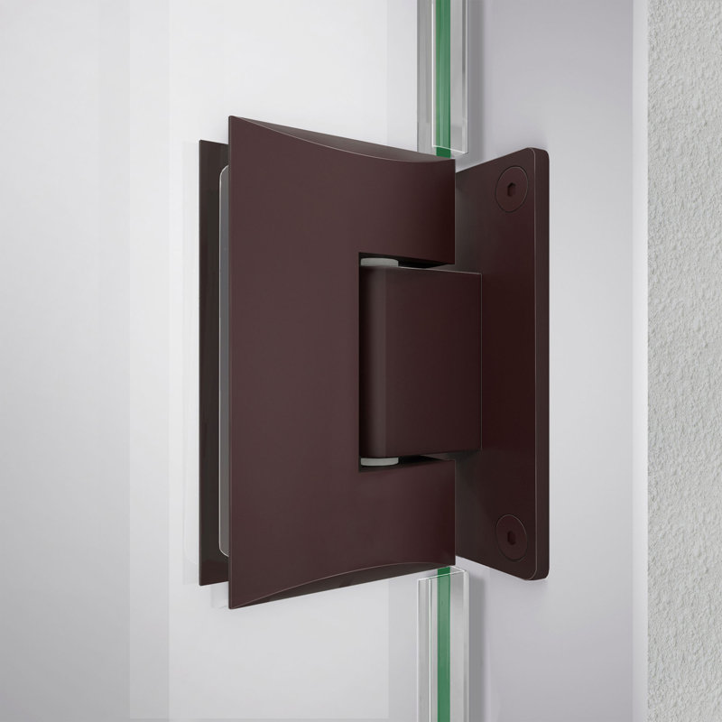 Unidoor-LS 45'' W x 72" H Hinged Frameless Shower Door with ClearMax Technology