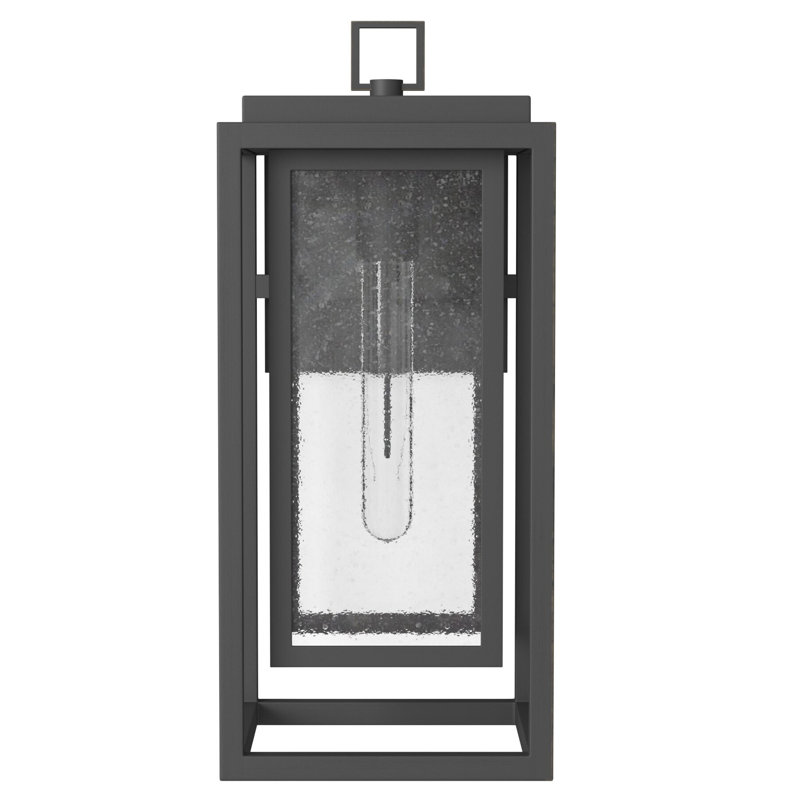 Gammett Outdoor Wall Mount Lantern with Anti-Fade Finish, Oil Rubbed Bronze, 16" H x 7" W x 7 D