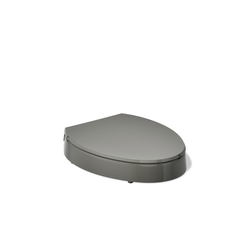 Siège de toilette allongé Hyten, Gris tonnerre