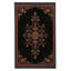 Tapis noir tissé lavable Mosso-700692589