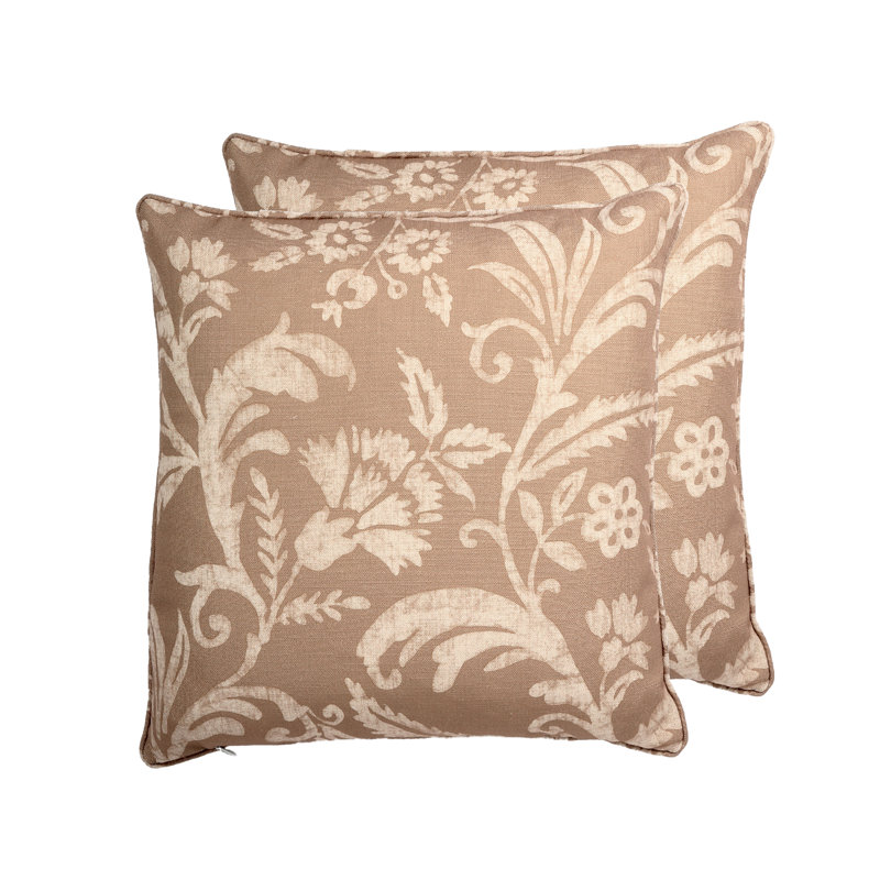 Dublin Floral Pillow Cover, Beige