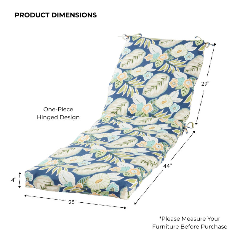 Coussin de chaise longue d'extérieur, Marlow