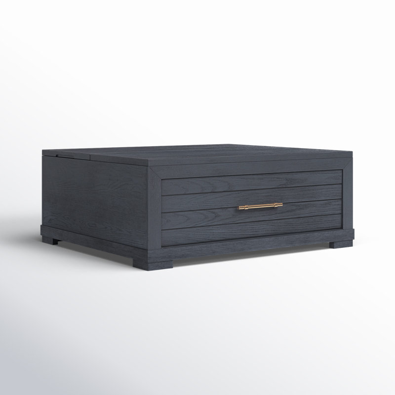 Appleton Coffee Table with Storage, Charred Oak