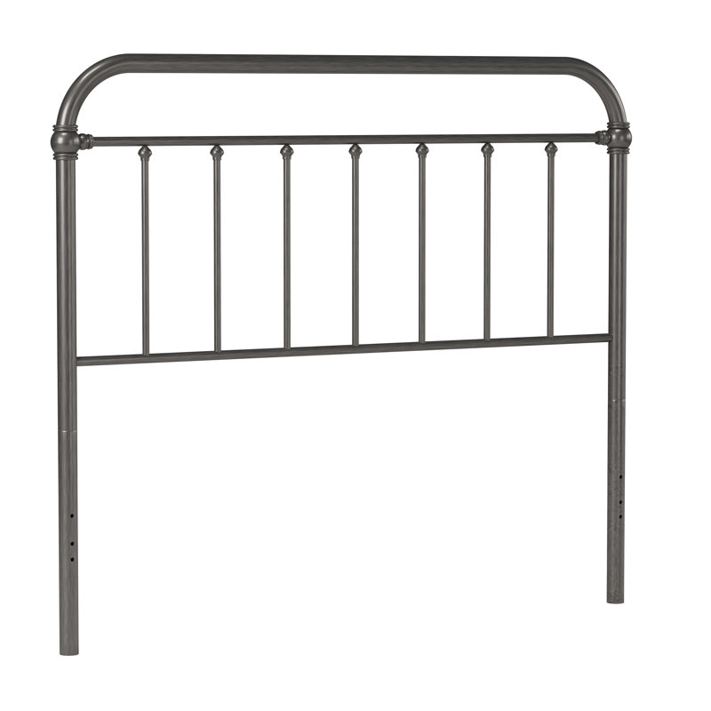 Ramon Steel Slat Headboard, Full/Queen, Pewter