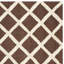 Tapis brun foncé en laine touffeté à la main Sanyla-241998888