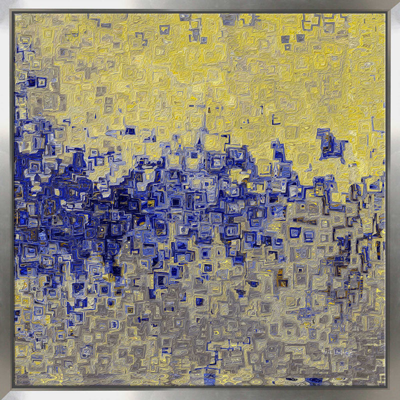 Psaumes 73:25 My Only Desire - Peinture, Cadre flottant argent, H 39,5 po x l 39,5 po x P 2 po