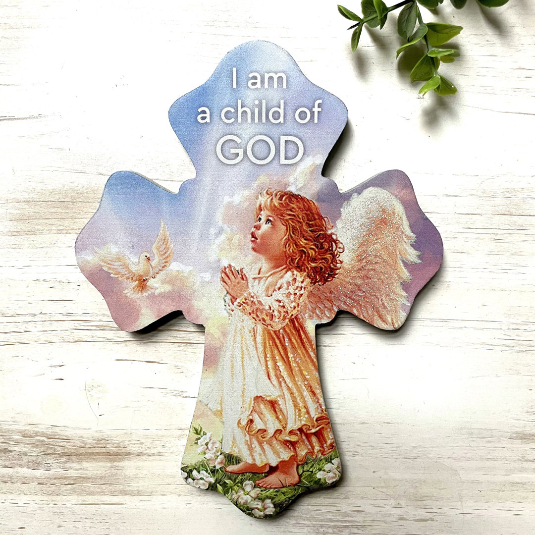 Child Of God Wooden Cross Glow Decor
