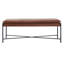 Banc en cuir végétalien Braylon-1801396658