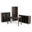 Amherst 57"W Solid Wood Transitional 8-Cube Storage Sofa Table with Open Shelving-1699211942