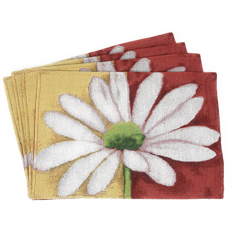 Ensemble de napperons en coton 4 pièces Elea Spring