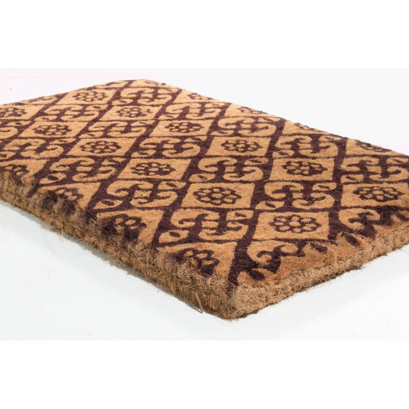 Mccrory Geometric Outdoor Doormat, Rectangle 1'6" x 2'6"