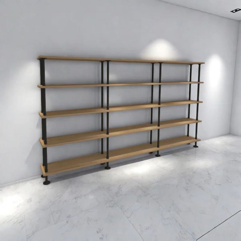 Simple and high-quality bookcase, (5 Shelves) 55.1"H x 78.7"W x 11.8"D