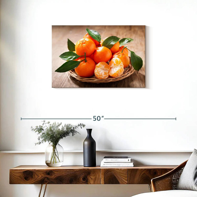 Yarlin Served Mandarin Oranges, 20" H x 30" W
