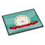 Tapis de porte d’extérieur antidérapant bichon bichon frisé merry christmas-16654456