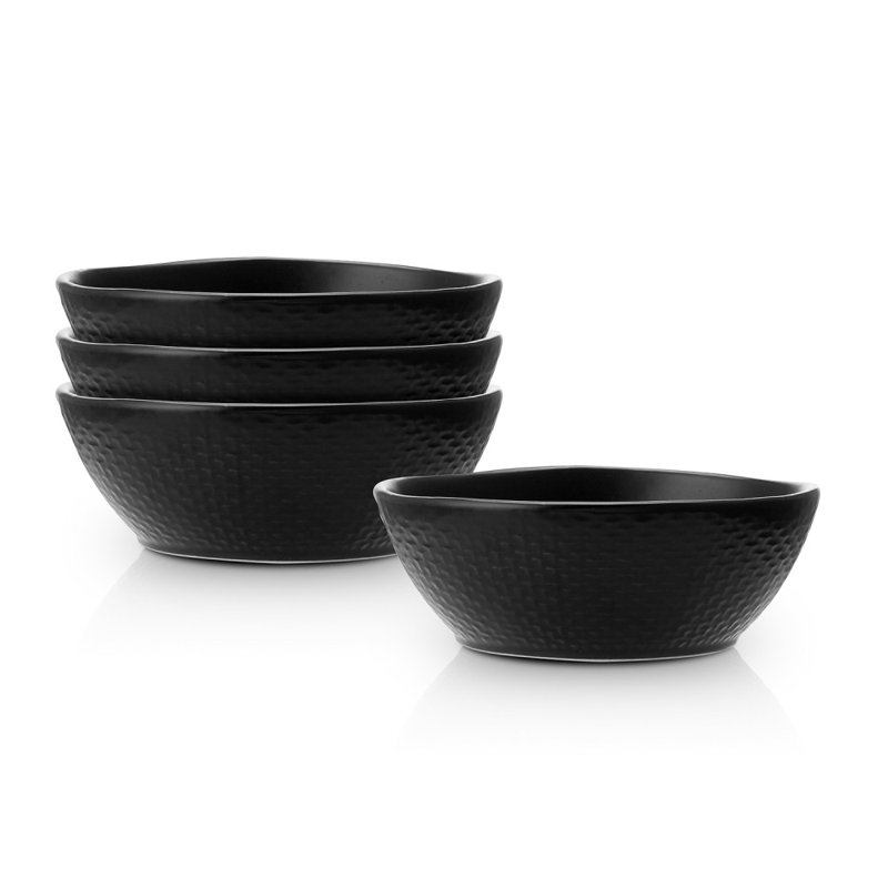 Stone Lain Abigael Bowl Set Stoneware, Black