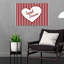 «Sweet Dreams Heart», impression d'art mural romantique serein et serein-129899625