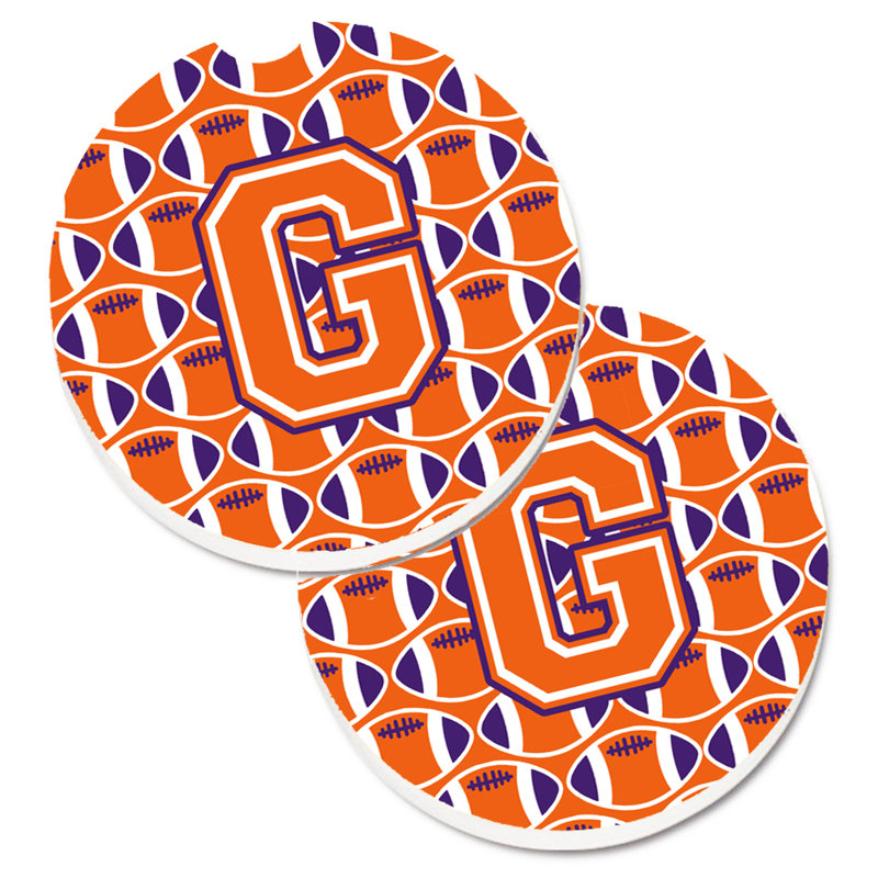 Sous-verre de football, G, Orange / tenue cérémonielle