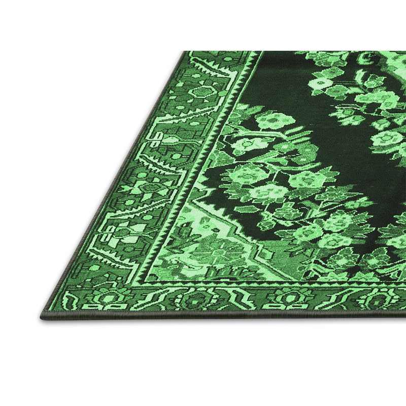 Linger Rug Darby Home Co Traditional 3913 Emerald Green Area Rugs - Wayfair Canada