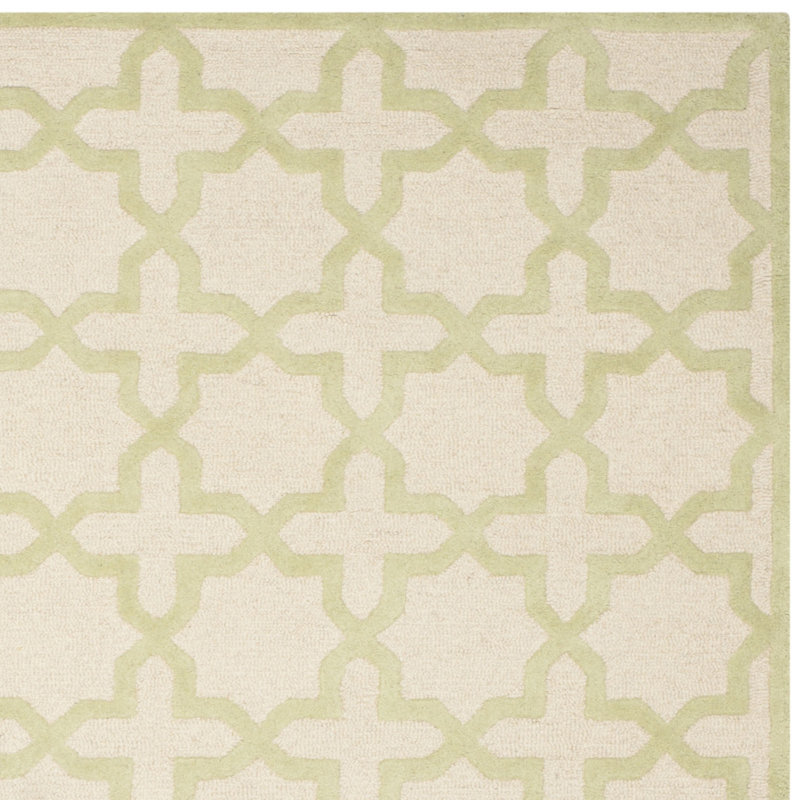 Igna Hand Tufted Wool Geometric Rug, Square 6'