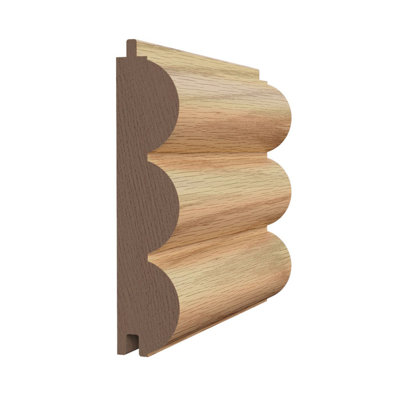 Interbois Lambris DAME-S - chêne rouge 3/4" x 3-7/16" x 96"