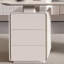 Bureau italien italien en bois massif avec rangement-1228260122
