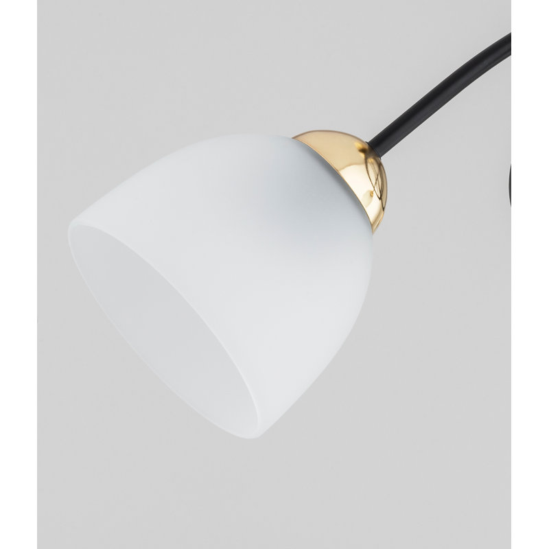 Jenelle Glass Flush Mount, White