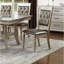 Chaises de salle à manger d'appoint de luxe argentées, de 2, dossier, coussin rembourré, gris et argent, bois d'hévéa, siège de présentation classique 2 pièces