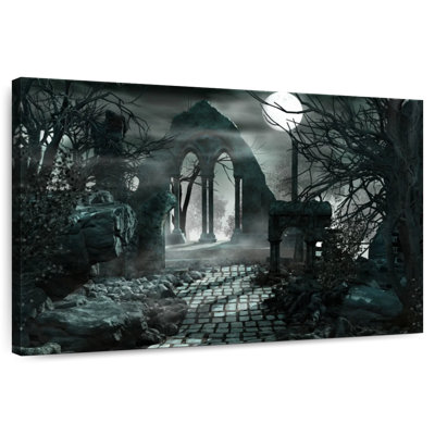 Ruines au clair de lune