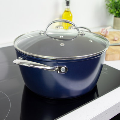 Blackmoor 2L Non-Stick Aluminium Round Casserole Dish