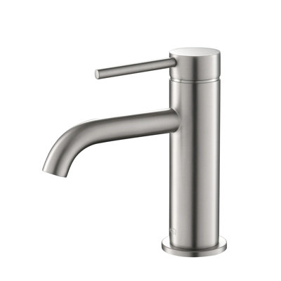 Circular Single-handle Bathroom Faucet