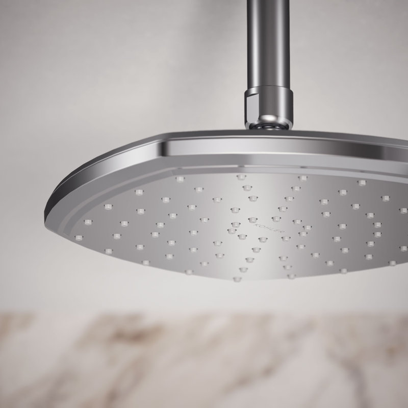 Occasion 8 In. Single-Function Rainhead, Polished Chrome, 1.75 GPM