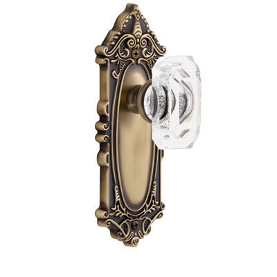 Poignée de porte en cristal Grandeur Grande Victorian